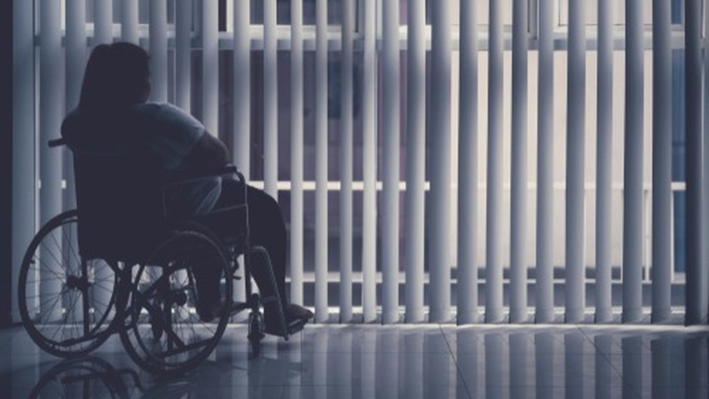 Фото: shutterstock ожирение инвалидная коляска