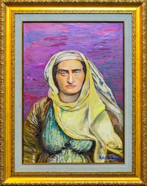 Экспозиция картин Рами Меира в музее Востока в Москве