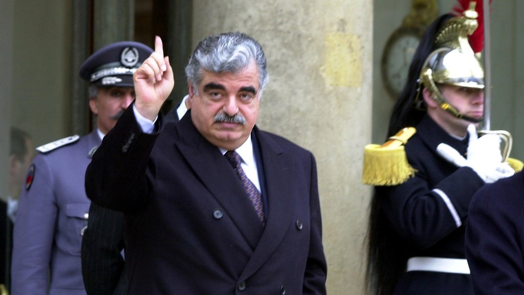  Lebanese Prime Minister Rafik Hariri