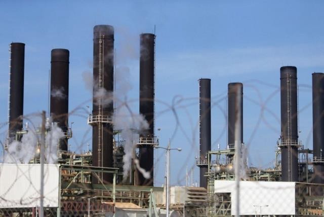 The Gaza electricity plant 