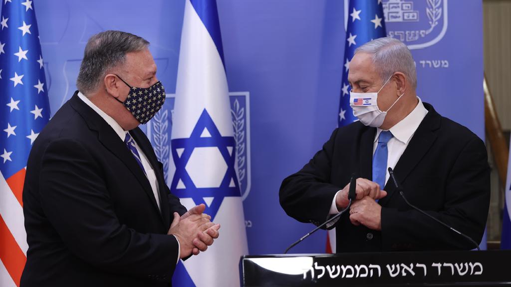 בנימין נתניהו ומייק פומפאו