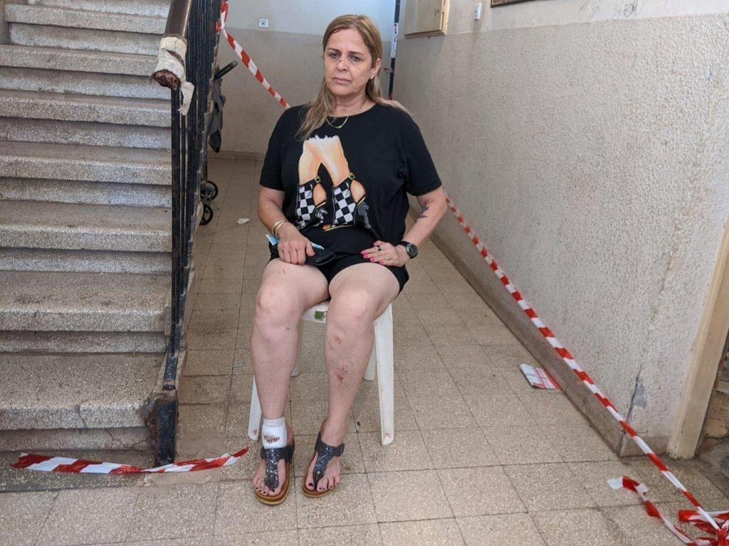 רונית נפצעה בקריסת הרצפה בראשון לציון