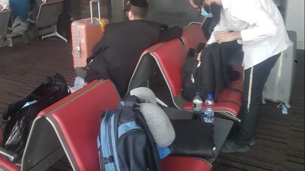 Хасиды в киевском аэропорту 