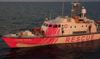 הים התיכון איטליה ספינה ספינת סיוע של בנקסי מהגרים
