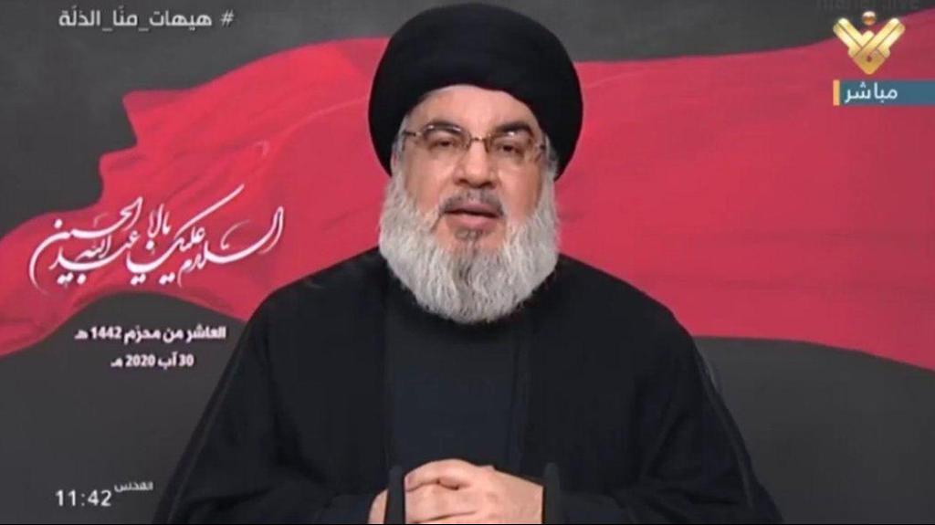 Hezbollah leader Hassan Nasrallah חסן נסראללה