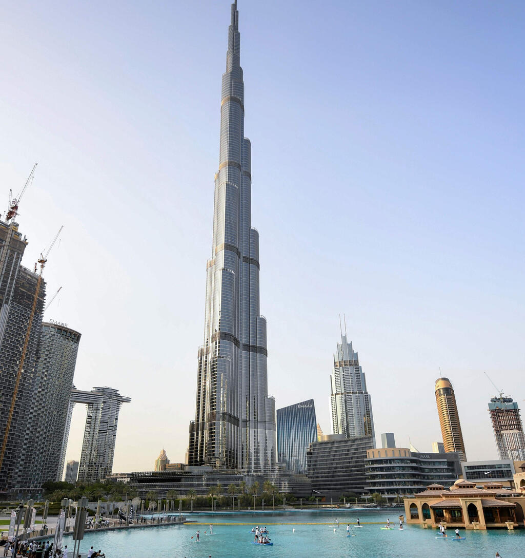 The luxurious Burj Khalifa tower in Dubai
