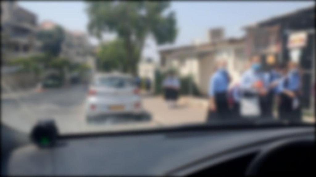 School students in Beitar Illit פתיחת שנת הלימודים בביתר עילית