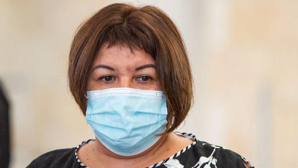 Ольга Задорова, жена Романа (Фото: Шалом Шалев) אולגה זדורוב בדיון בשחרור רומן זדורוב בעקבות גילוי ראיה חדשה