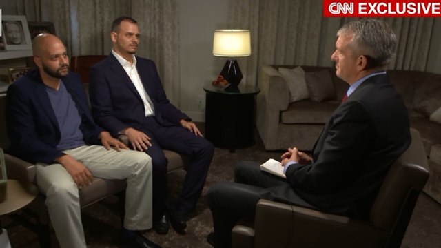 Jamal Khashoggi's sons, Salah and Abdullah, talking to CNN in November 2018 