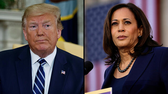 Donald Trump and Kamala Harris 