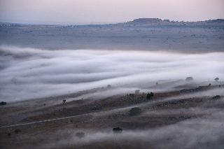 מזג אוויר רמת הגולן גולן גלישת עננים קיץ שרב גל חום