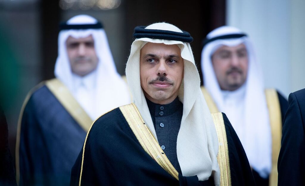 Saudi Foreign Minister Prince Prince Faisal bin Farhan Al Saud 