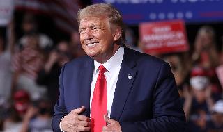 דונלד טראמפ עצרת בחירות ב ווינסטון סיילם ב צפון קרוליינה