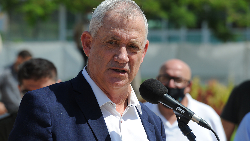 Defense Minister Benny Gantz (Photo: Avi Rokah) בני גנץ