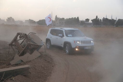 A Turkish Red Crescent Jeep in Syria 