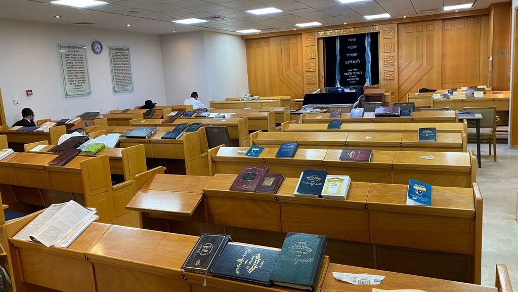 Синагога в отеле коронавируса (Фото: пресс-служба ЦАХАЛа) Синагога в отеле коронавируса