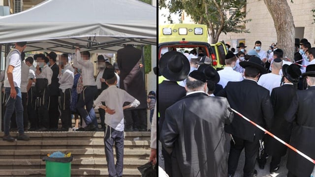 התור לבדיקות קורונה