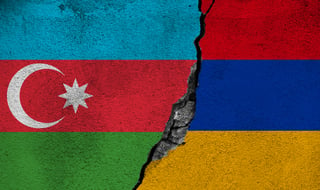 ארמניה אזרבייג'ן דגל סכסוך