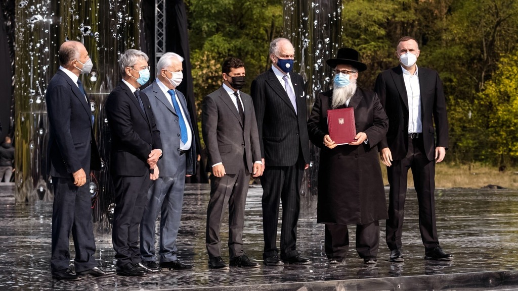 На церемонии памяти жертв Бабьего Яра в Киеве