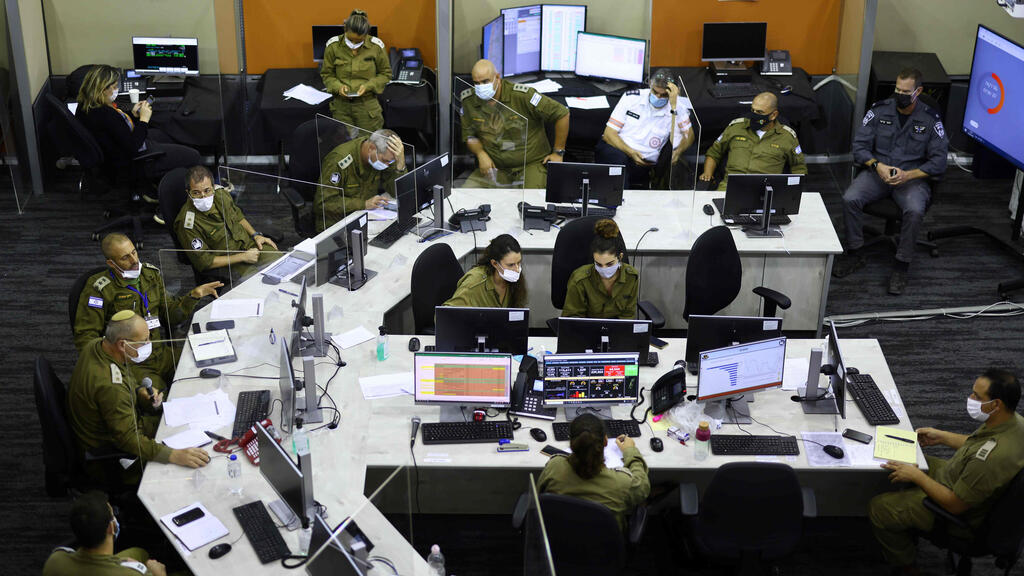 IDF epidemiological investigations center
(Photo: AFP) מפקדת "אלון" של פיקוד העורף ברמלה