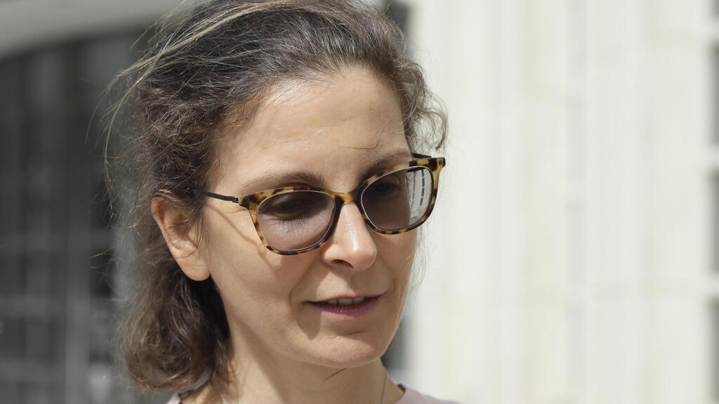 In this April 8, 2019, file photo, Seagram's liquor fortune heiress Clare Bronfman leaves Brooklyn Federal Court, in New York 