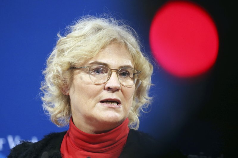 German Justice Minister Christine Lambrecht 