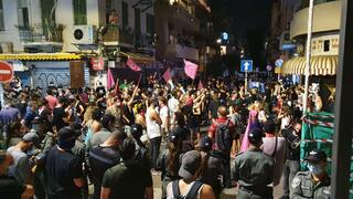 ההפגנה בתל אביב הופכת לצעדה ברחבי העיר