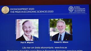 פול מילגרום  רוברט ווילסון זוכי נובל כלכלה 2020