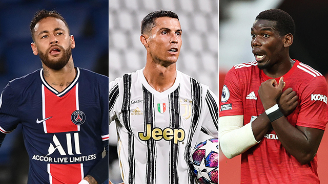 פוגבה, רונאלדו וניימאר