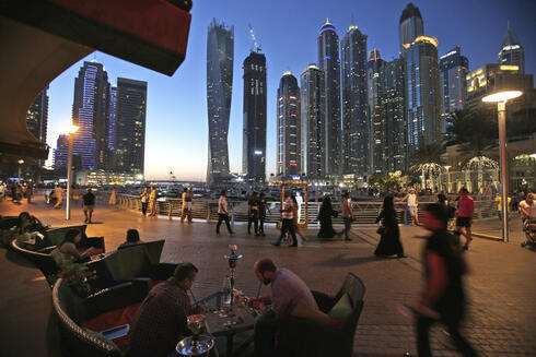 The Marina neighborhood in Dubai 