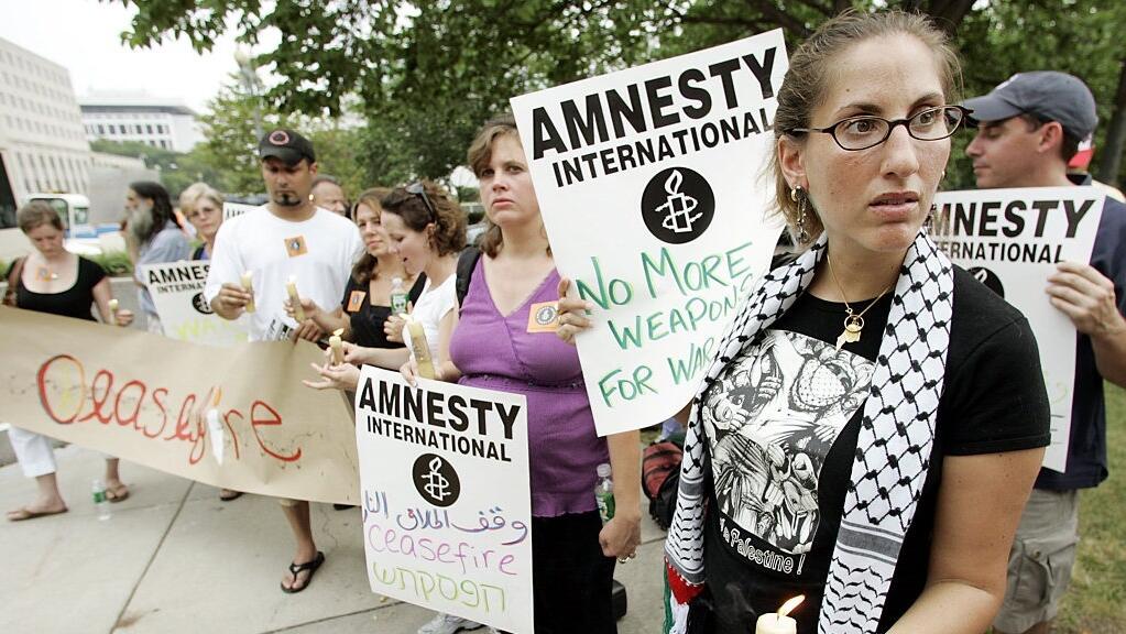 An Amnesty International vigil  held in DC in 2014