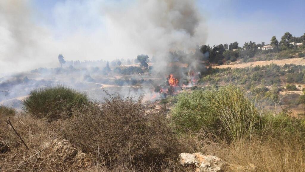 שריפה ליד קריית יערים