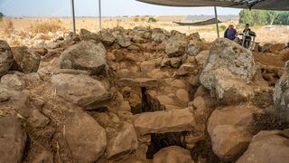 שרידי המצודה בחיספין