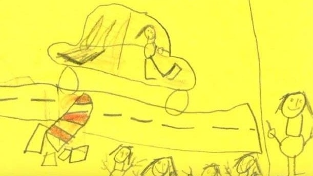 גרמניה המשטרה בעיר האם פרסמה ציורים של ילדים שעוזרים ב חקירה