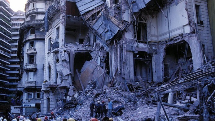 Aftermath of the 1992 bombing of the Israeli Embassy in Buenos Aires 