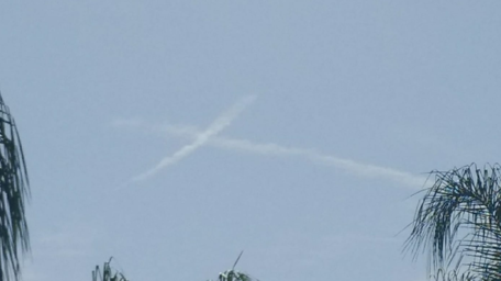 Шлейф над городом. 