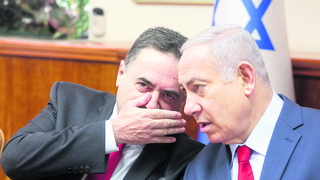 שר האוצר ישראל כץ וראש הממשלה בנימין נתניהו