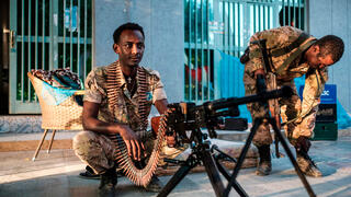 אתיופיה מלחמה ב תיגראי לוחמים בני אמהרה בעלי ברית של צבא אתיופיה