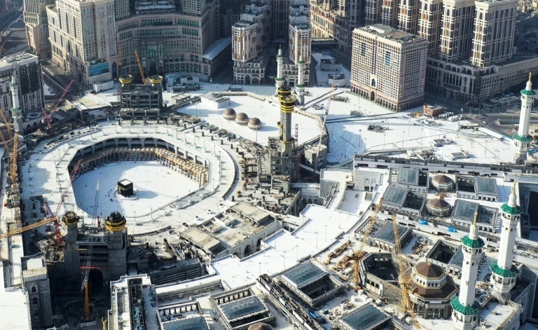 The Grand Mosque complex in Saudi Arabia's holy city of Mecca, Islam's holiest site 