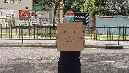 ג'ולובן וואם  סינגפור פעיל מחאה הפגנה