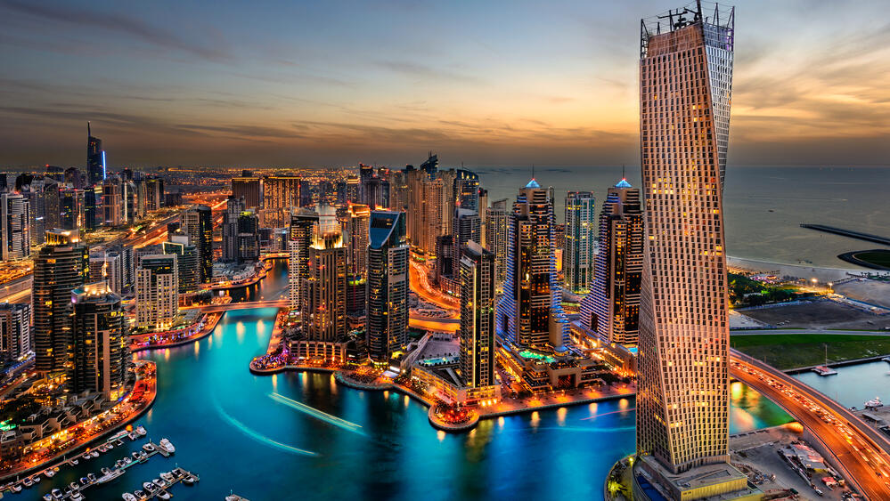 Панорама Дубая 