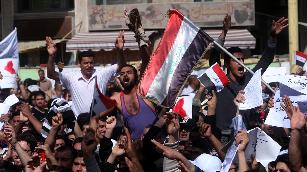 הפגנות בעיראק, האביב הערבי