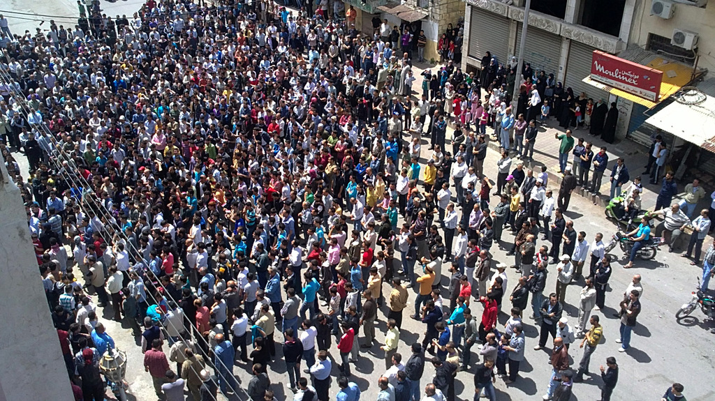 הפגנות בסוריה, האביב הערבי