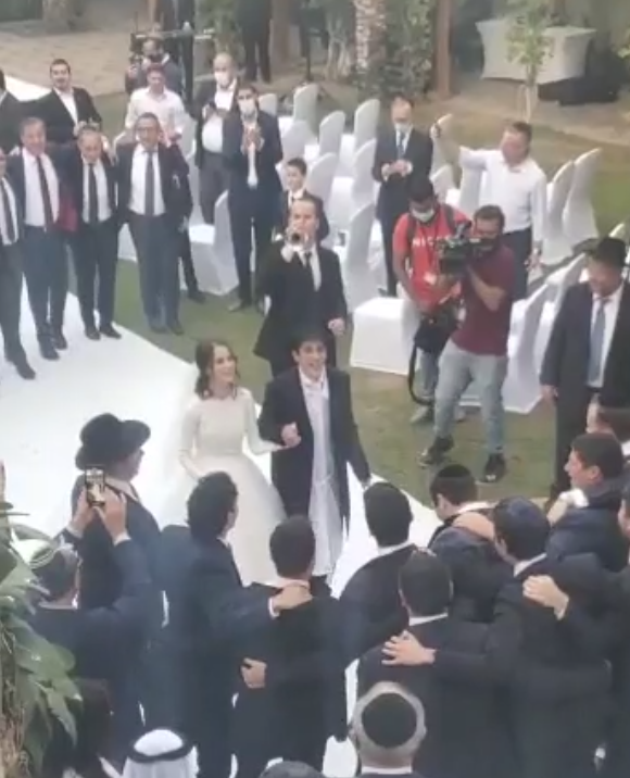 The first ultra-Orthodox Jewish wedding in Dubai, earlier in December