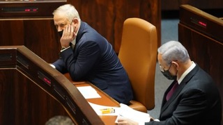 בנימין נתניהו ובני גנץ