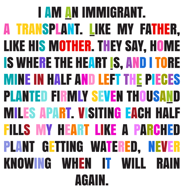 "Я иммигрант". Работа Мишель Мур