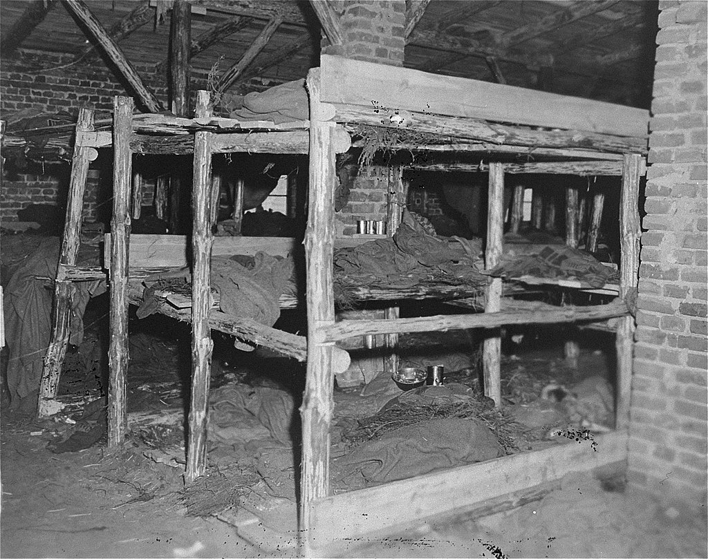 Sleeping quarters in the subcamp at Wöbbelin. 