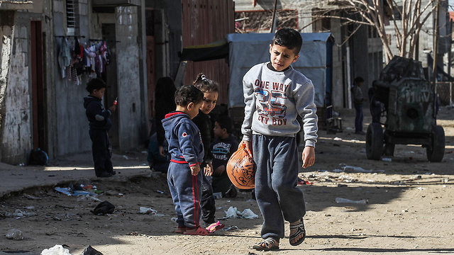 Children in the Gaza Strip 