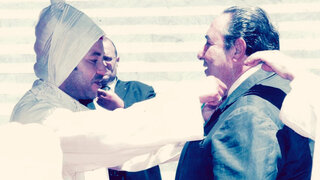ראש הקהילה היהודית של מרוקו, סרז' ברדוגו, פוגש את המלך מוחמד השישי