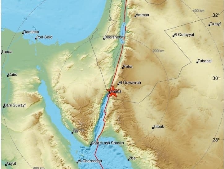Minor earthquake shakes Eilat area 19 kilometers away from epicenter 